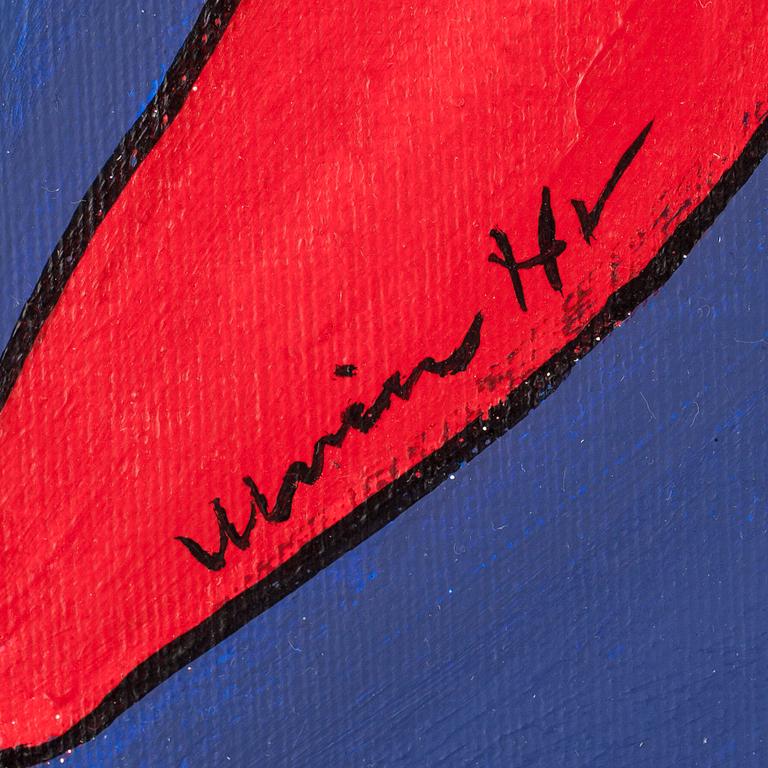 ULRICA HYDMAN-VALLIEN, akryl på duk, signerad.