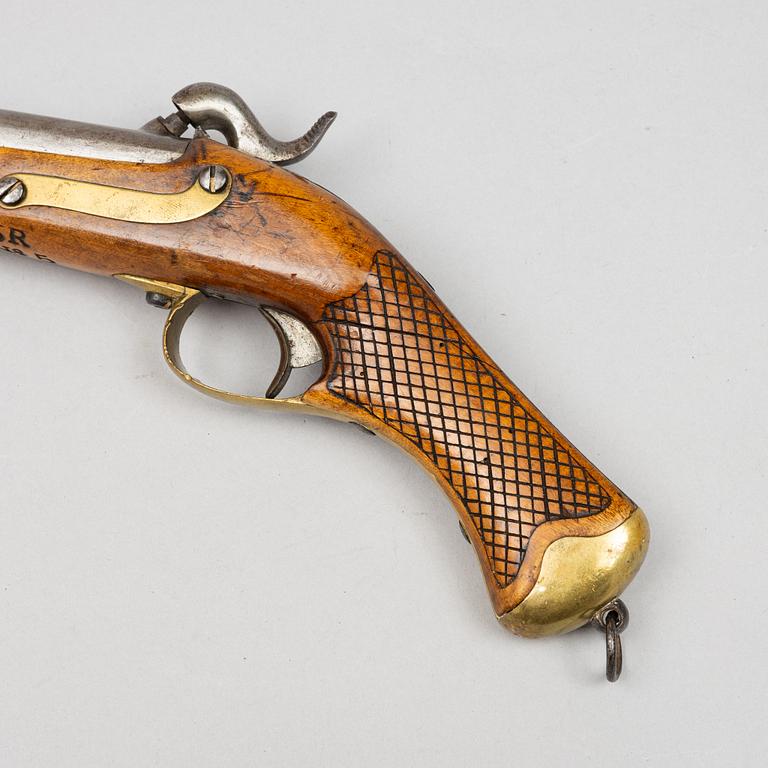 Slaglåspistol, svensk, m/1850 studsare.