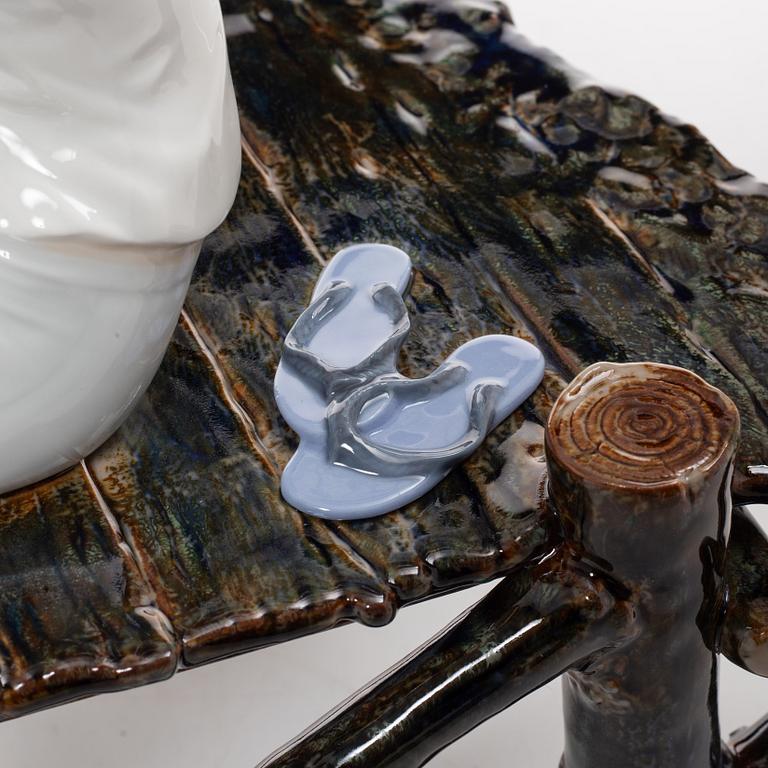 Ernest Massuet, figurine, "Sunset at the Pier", Lladró, Spain.