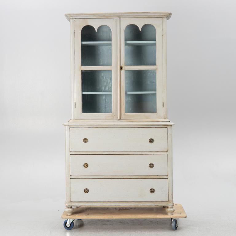 Display cabinet, late 19th century,.