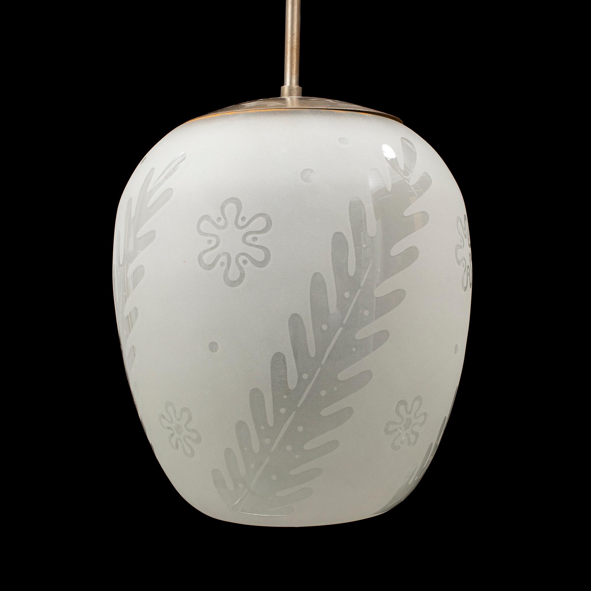 A Swedish Modern ceiling light, 1940's.