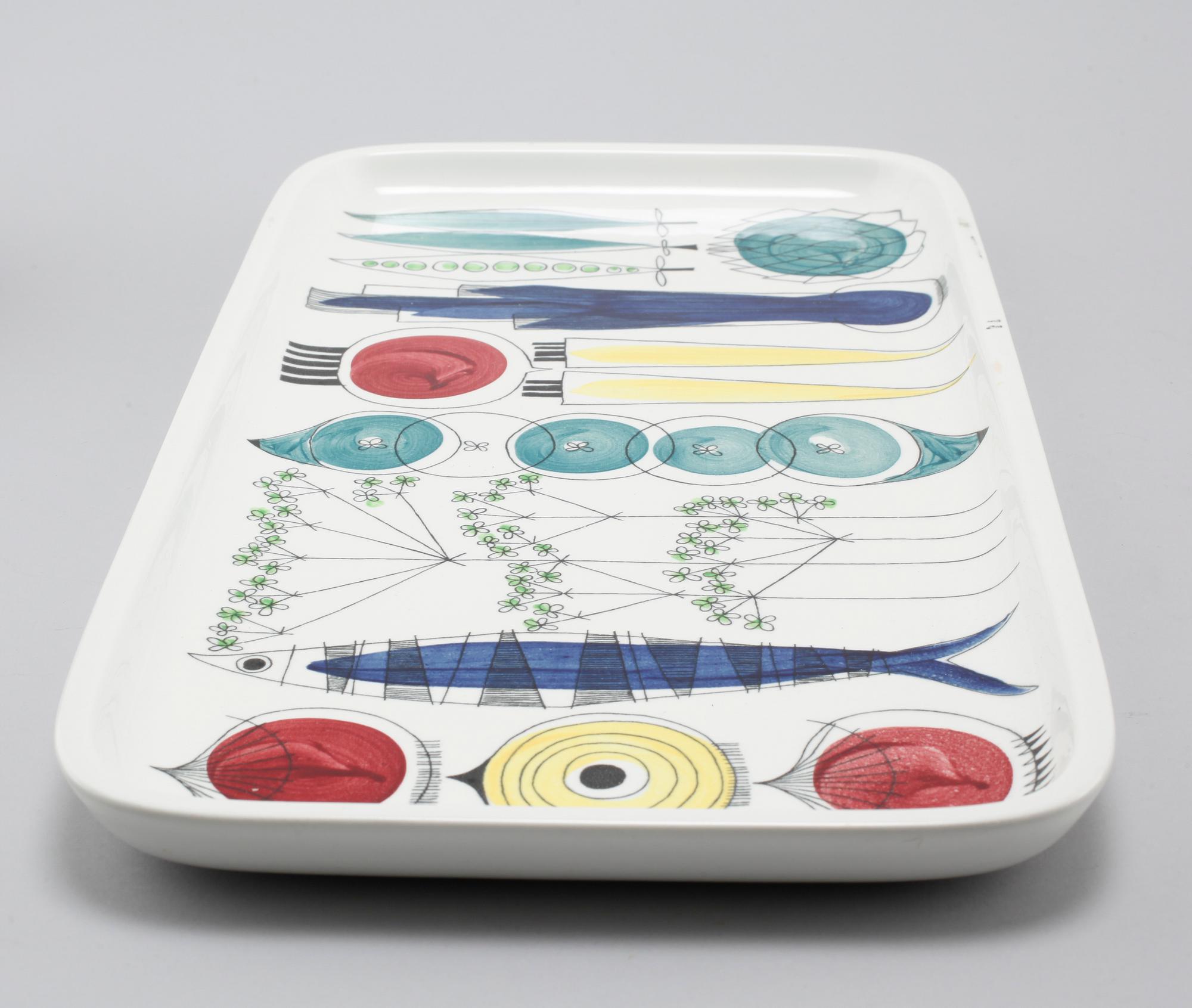 Four pieces of tableware by Marianne Westman for Rörstrand, model "Picknick", 1956-69.