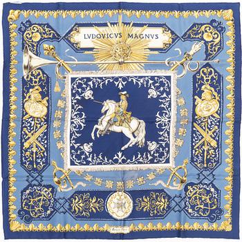 Hermès, scarf, "Ludovicus Magnus".