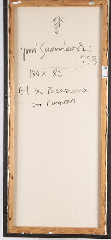 Juri Saarikoski, oil & beewax, signed and dated 1993 verso.