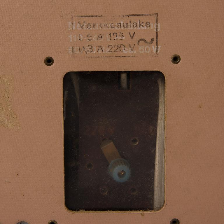 RADIO, TS 3-81, design Herbert Hirche, Braun AG, Tyskland, 1950-luku.