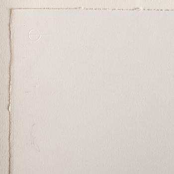 Joel Shapiro, pochoir i färg, 1990. Signerad och numrerad 20/36.