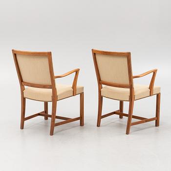 Karl Erik Ekselius, a pair of chairs, second half of the 20th Century.