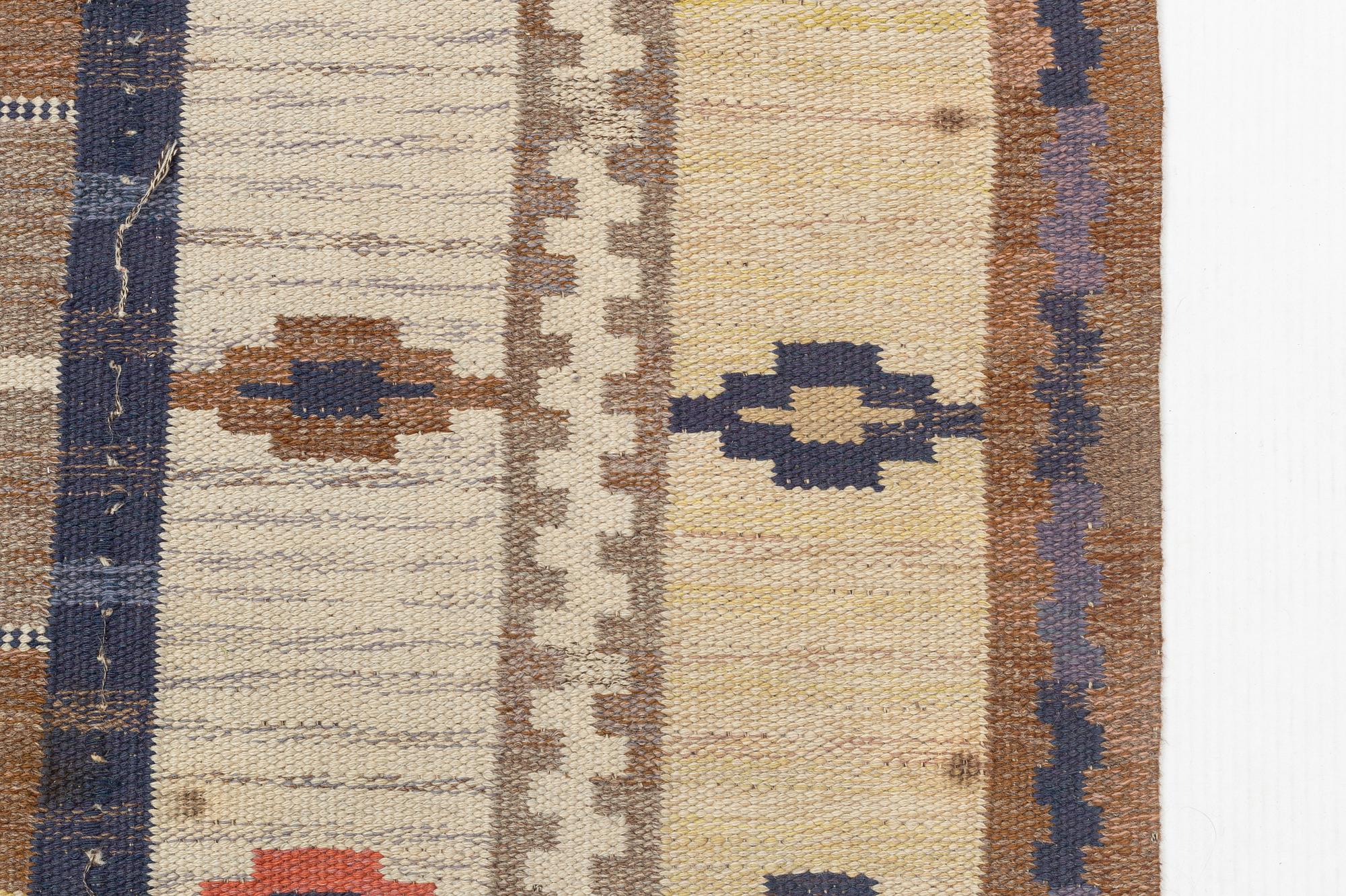 Märta Måås-Fjetterström, matta, "Ljusa mattan", rölakan, ca 253,5 x 169 cm, signerad MMF.