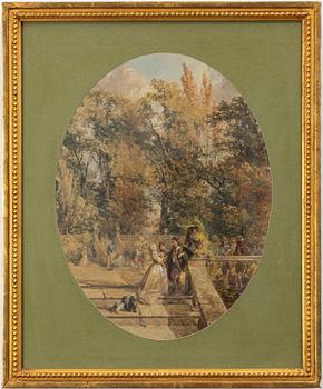 Henry James Holding, Companions on the terrace.