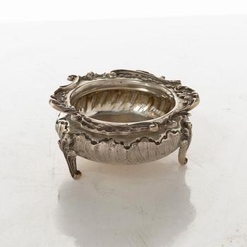A French silver salt cellar, mark of Alphonse Debain, Paris, active 1883-1911.
