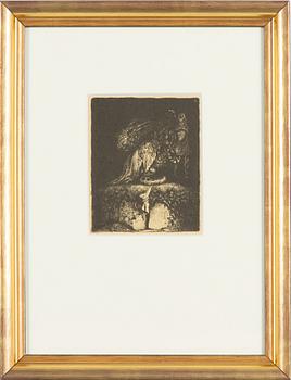 John Bauer, "God kväll farbror! sa pojken",