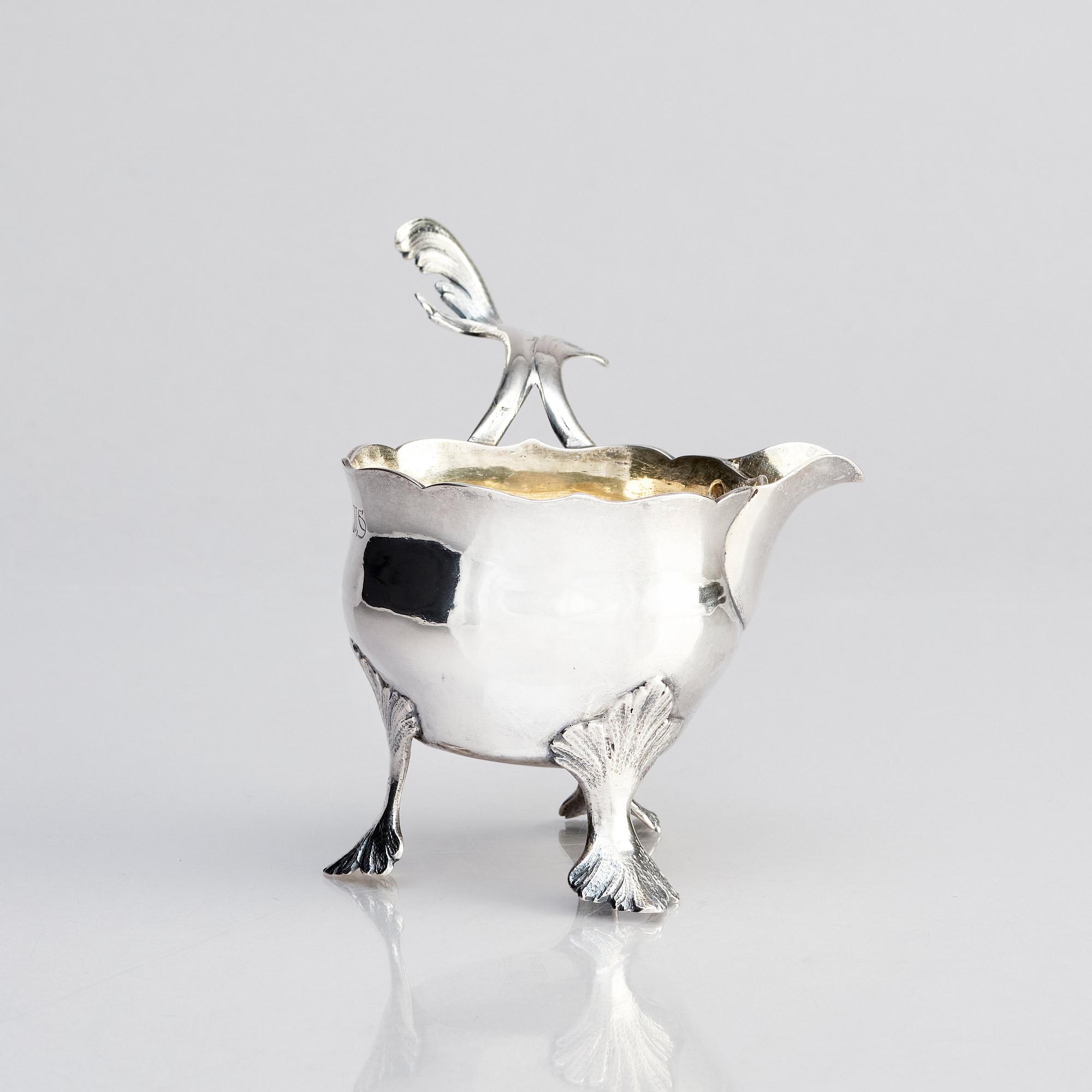 Hobert Scharén, gräddsnipa, silver, Vadstena 1777.