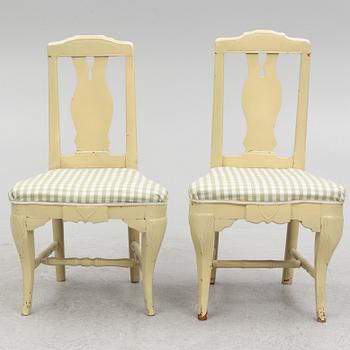 Chairs, a pair of similar, 19th century.