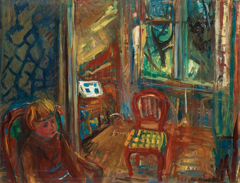 Eric Hallström, Konstnärens barn.