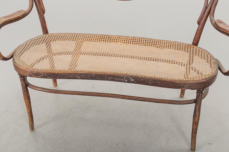 A JOSEF KOHN BENTWOOD SOFA CA 1900.