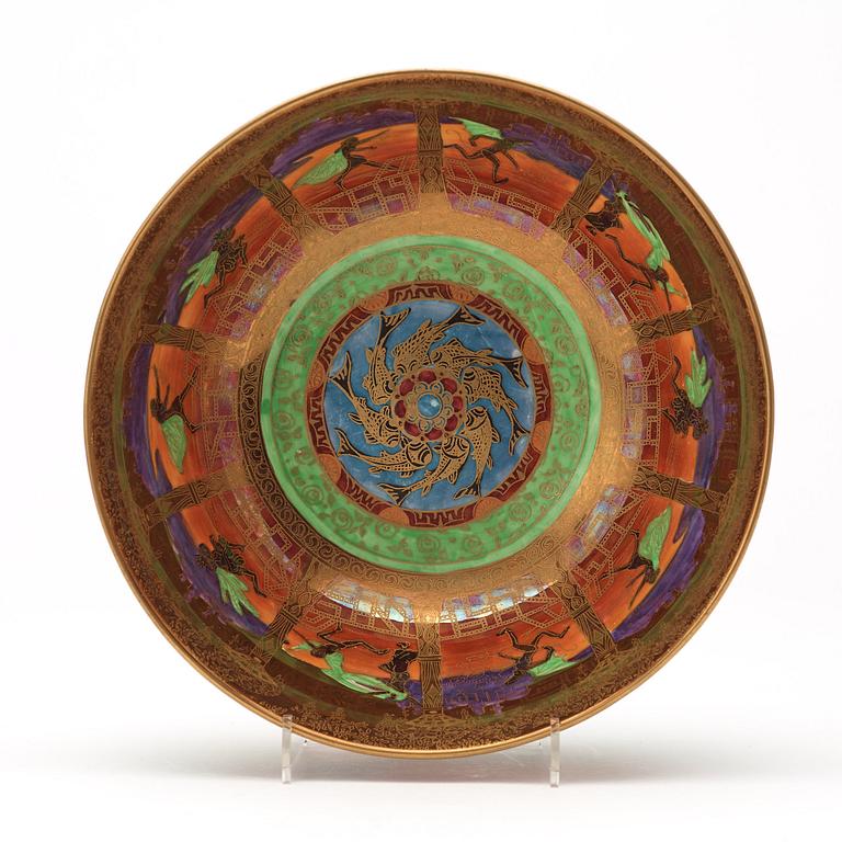 WEDGWOOD, a 'fairyland lustre' bowl, attributed to Daisy Makeig-Jones, England 1920's.