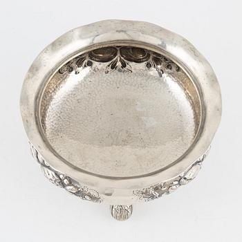 Skål, silver, barockstil, CG Hallberg, Stockholm, 1934.