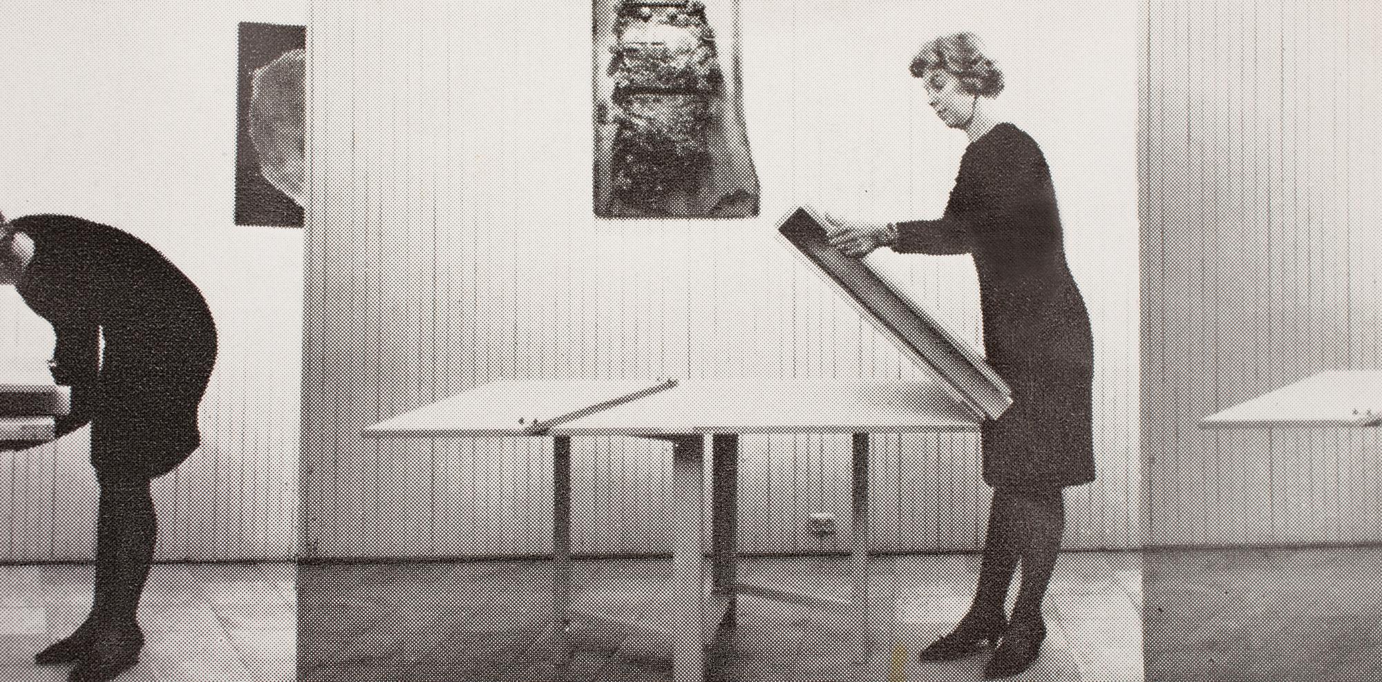 SLAGBORD, "Maria Flap", Bruno Mathsson, Mathsson International, Värnamo, formgivet 1936.