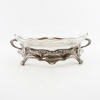Jardinière Jugend silverplate, 1910s.