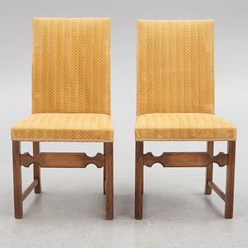 Otto Sculz, a pair of chairs, Boet, Gothenburg, 1930's.