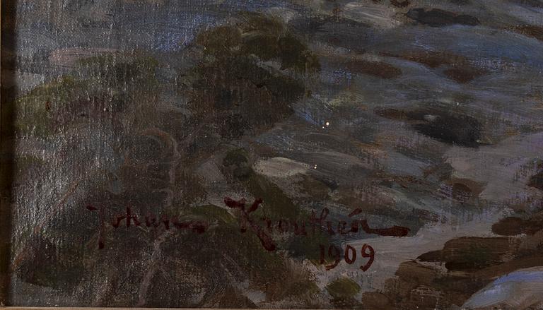 JOHAN KROUTHÉN, oil on canvas, signed Johan Krouthén and dated 1909.
