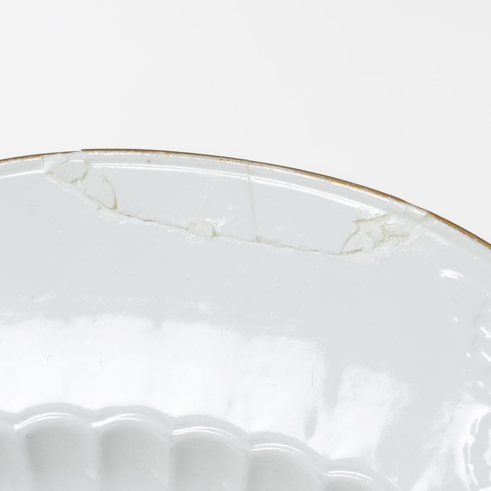 Alf Wallander, a 69 pieces dinner service, porcelain, "Fjäril", Rörstrand, early 20th century.