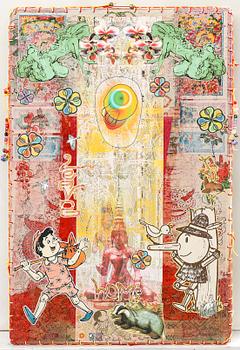 Anders A, mided media signed and dated 2006.