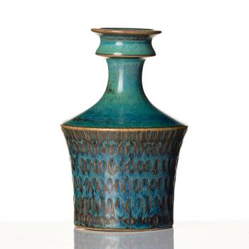 Stig Lindberg, a stoneware vase, Gustavsberg Studio, 1963.