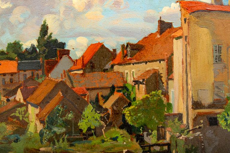 Oscar Keen, a signed and dated oil on board.