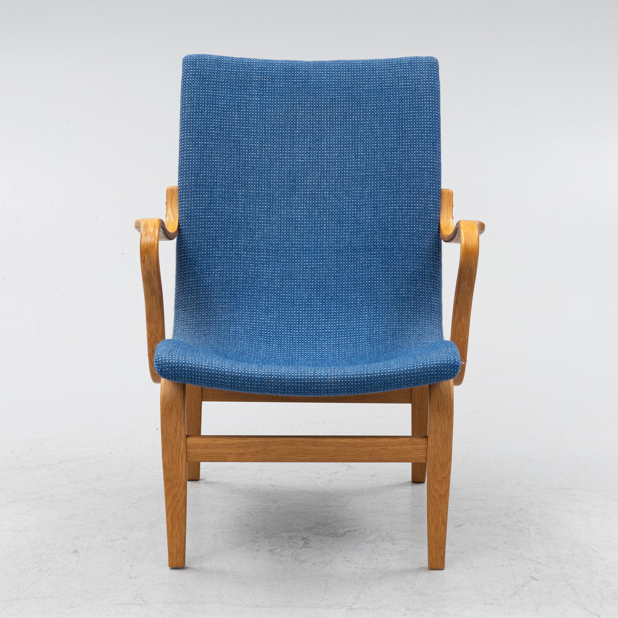 Bruno Mathsson, fåtölj, "Eva", Firma Karl Mathsson, 1979.