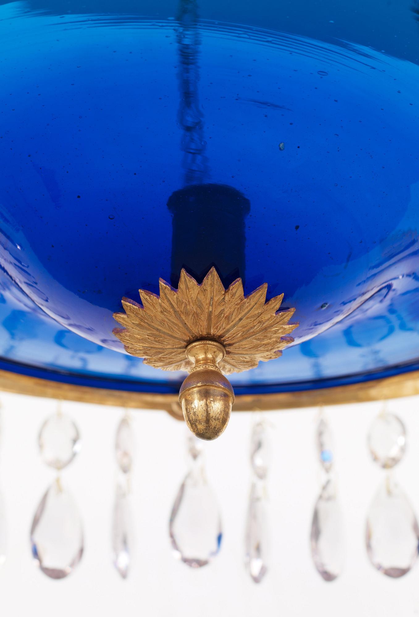 LJUSKRONA, för sju ljus. Sengustaviansk, omkring år 1800.