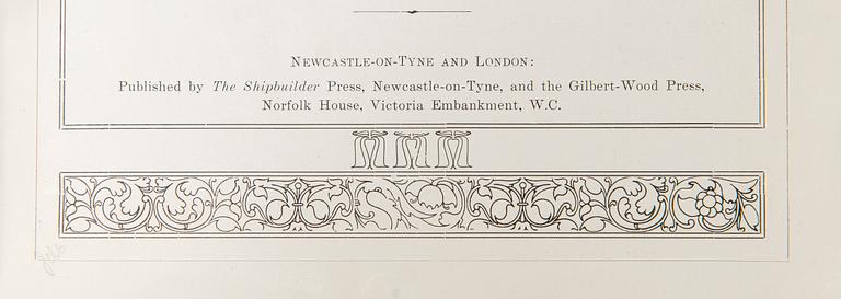 Book, a souvenir number of 'The Shipbuilder' for the Olympic & Titanic.
