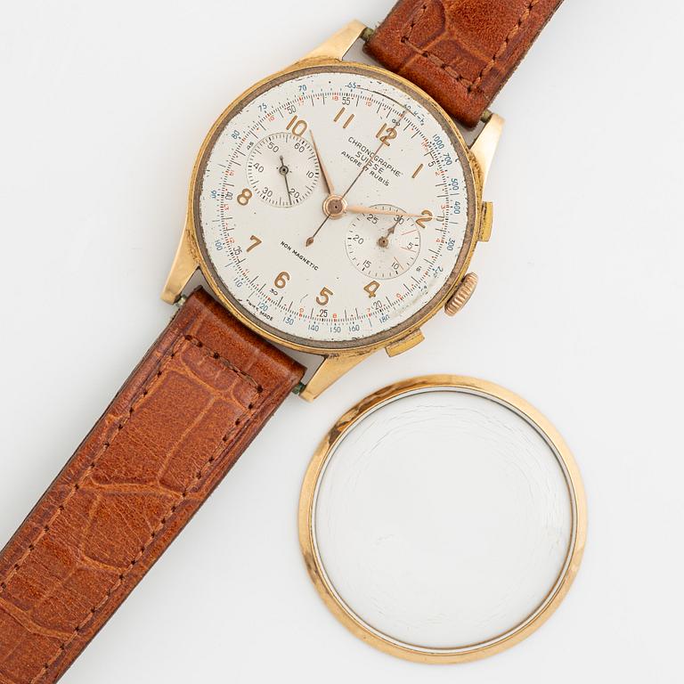 Chronographe Suisse, wristwatch, chronograph, 37,5 mm.