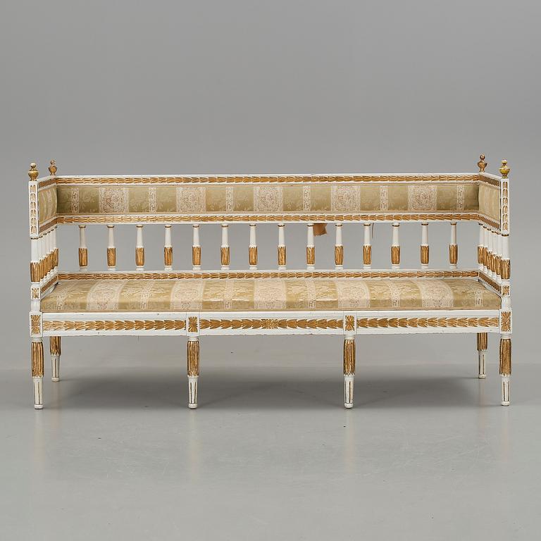 Soffa, gustaviansk, 1800 talets början.