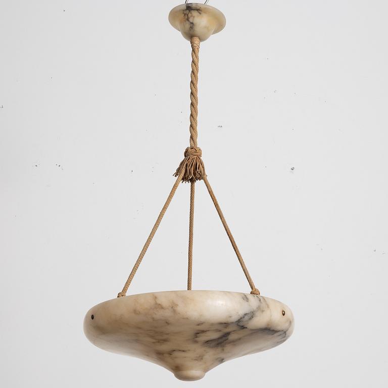 Takampel, alabaster, 1920-tal.