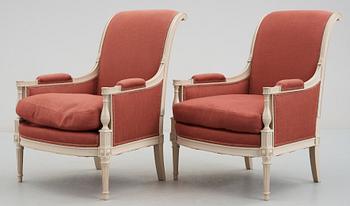 BERGERER, ett par, Directoire stil, tidigt 1900-tal.