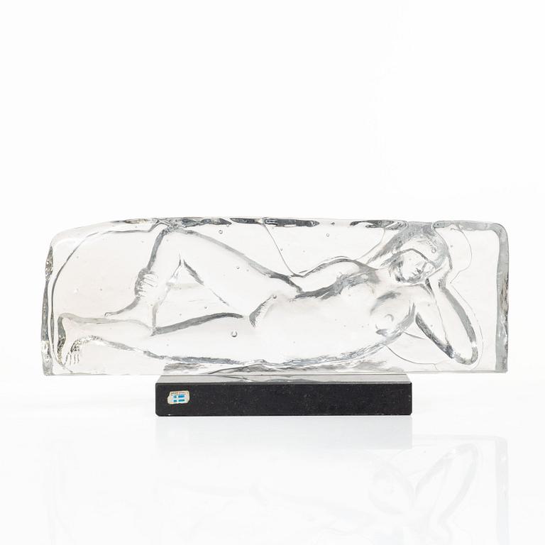 Erik Höglund, Sculpture, glass, signed and numbered 23/100.