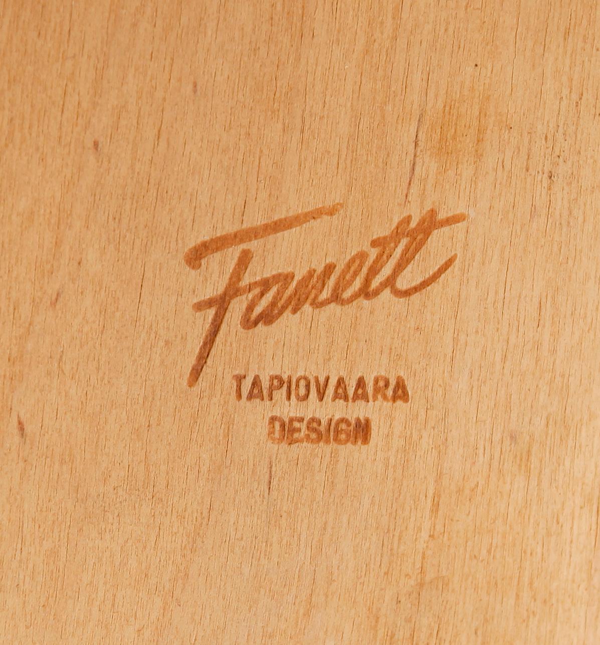 STOLAR, 4 st, "Fanett", Ilmari Tapiovaara, Edsbyverken, 1900-talets andra hälft.