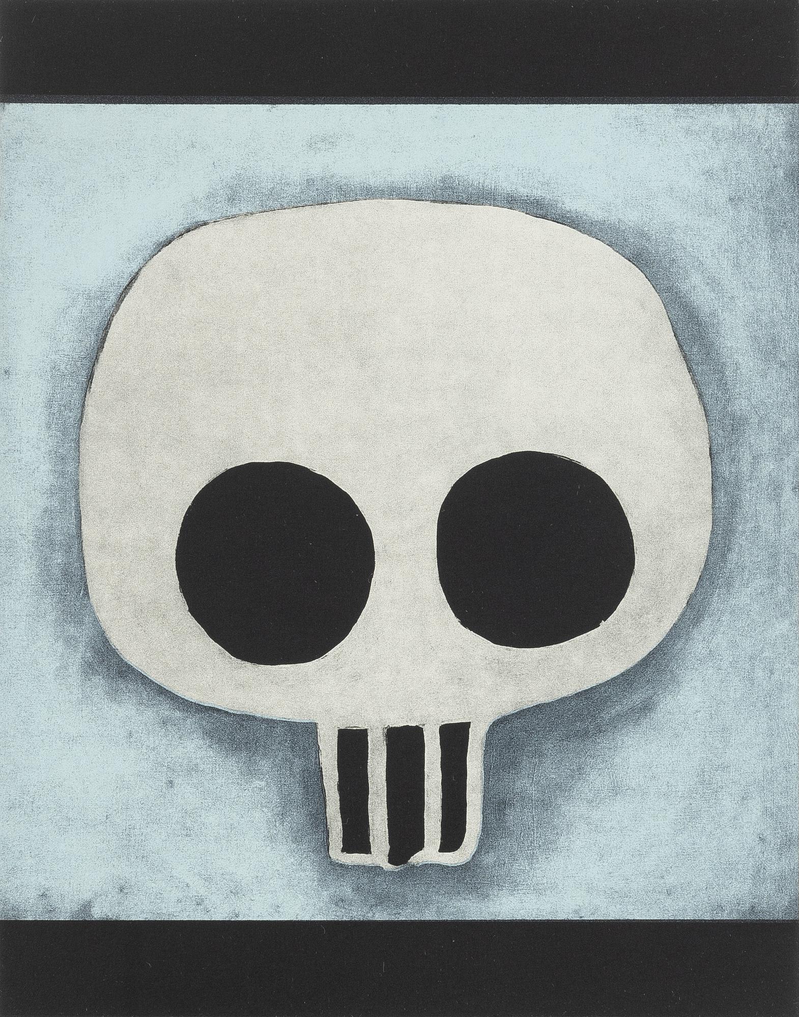 Jan Håfström, "Blue Skull".