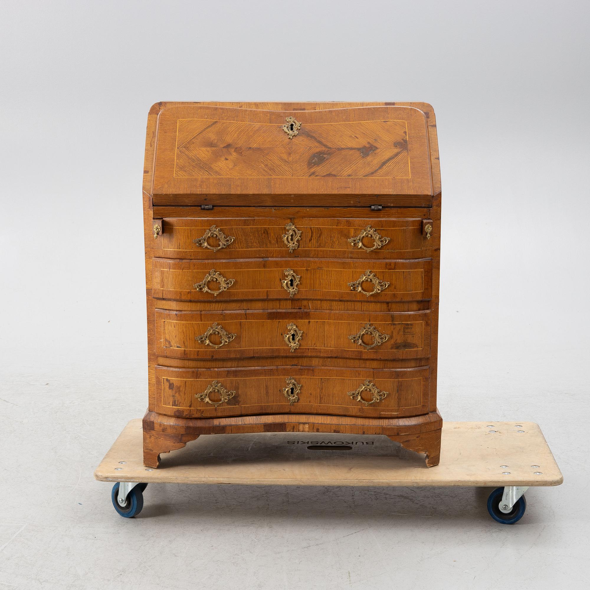 A late Baroque Secretaire, 18th century.