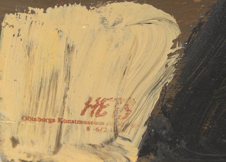 Carl Johan De Geer & Ernst Billgren, acrylic on panel, signed.