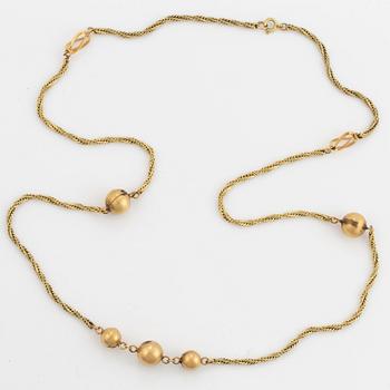 14K gold necklace.