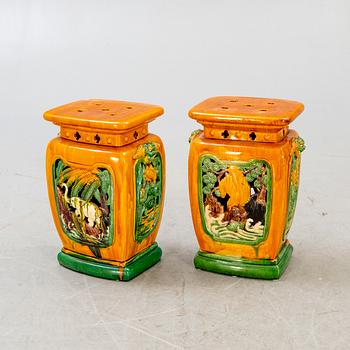 Garden stools, China, 20th century.