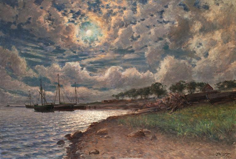 Johan Ericson, Moonlight over the bay.