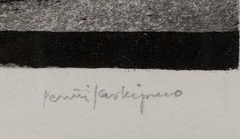 PENTTI KASKIPURO, torrnål och akvatinta, signerad och numrerad 31/100.