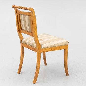 Four Empire style chairs, early 20th Century.