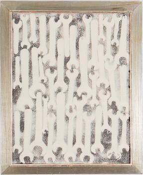 FERNANDEZ ARMAN, mixed media on paper.
