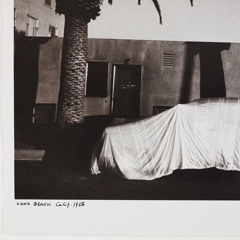 Robert Frank, "Covered Car, Long Beach, California", 1956.