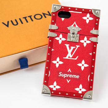 Louis Vuitton x Supreme 2017 Monogram Eye-Trunk iPhone 7 Plus Case