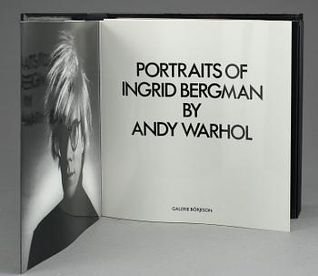 ANDY WARHOL, BOK, "Portraits of Ingrid Bergman by Andy Warhol".